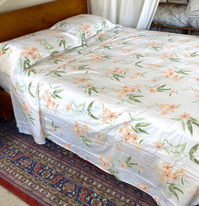 Simple Luxury Victorian Orange Sheet set
