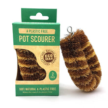Load image into Gallery viewer, Eco Max Premium boxed pot scourer twin pack