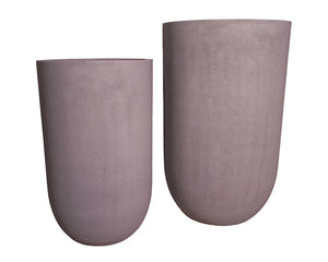 Fibrestone Tall Cylinder Pot