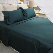 Load image into Gallery viewer, Magnificent Quilt Set in Emerald/Natural Reversible