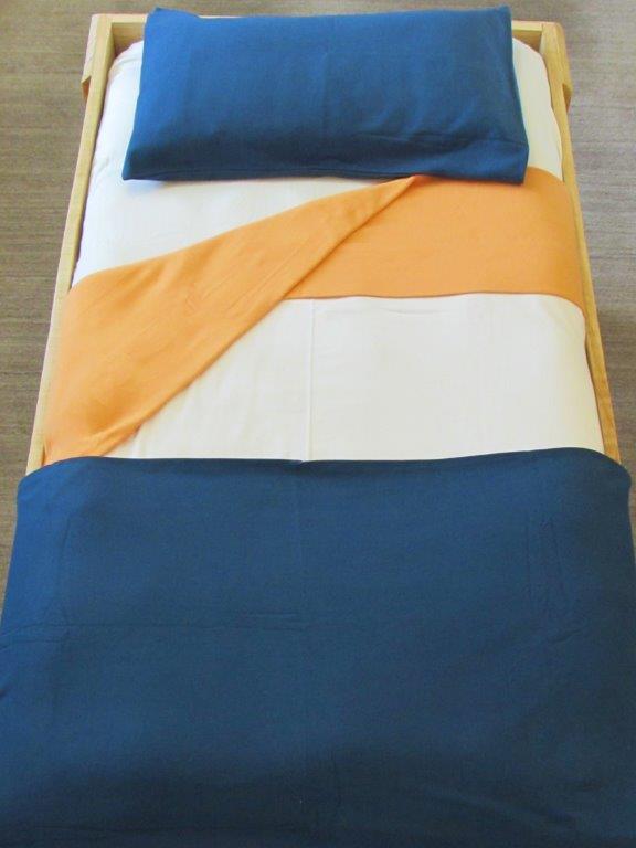 Flat Cot Knitted Sheet 9 colour options Blessed Earth