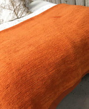 Load image into Gallery viewer, Cotton Chenille  Blanket in orange