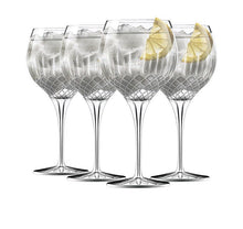 Load image into Gallery viewer, Luigi Bormioli diamanté gin and tonic glasses.