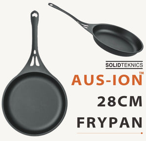 Aus-ion Quenched by Solidteknics 28cm Iron Skillet