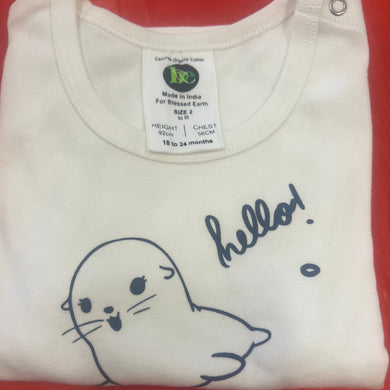 Baby Short Sleeve Printed Crews -