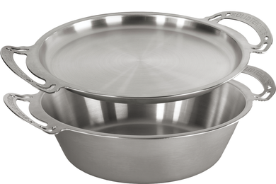 Noni stainless steel 6L and 33 cm skillet-lid