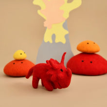 Load image into Gallery viewer, Mini Triceratops Dinosaur Toy