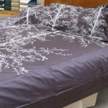 Load image into Gallery viewer, Simple Luxury Quilt Set Dusty Aubergine Silhouette