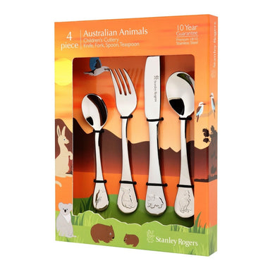 Cutlery -4 piece kids set - Australian Animals