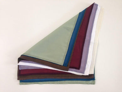 Handkerchiefs in sateen