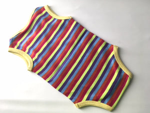 Baby Sleeveless Bodysuits- Stripe
