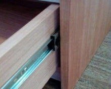 Load image into Gallery viewer, Natural Timber Shelved Cabinet with Drawer