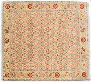 Hand-knotted Persian Wool Carpet, "Kirman" style, 252 x 323cm