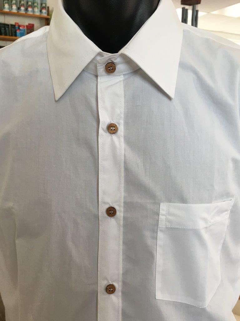 Mens Short Sleeve Shirt in White