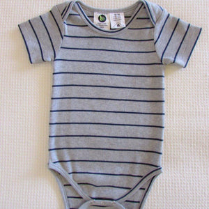 Baby Short Sleeve Bodysuits - Striped